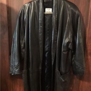 Tannery West oversized mid length coat
